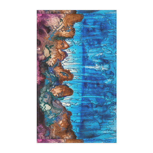 Desert Rain Artsy Tea Towels (cotton, poly)