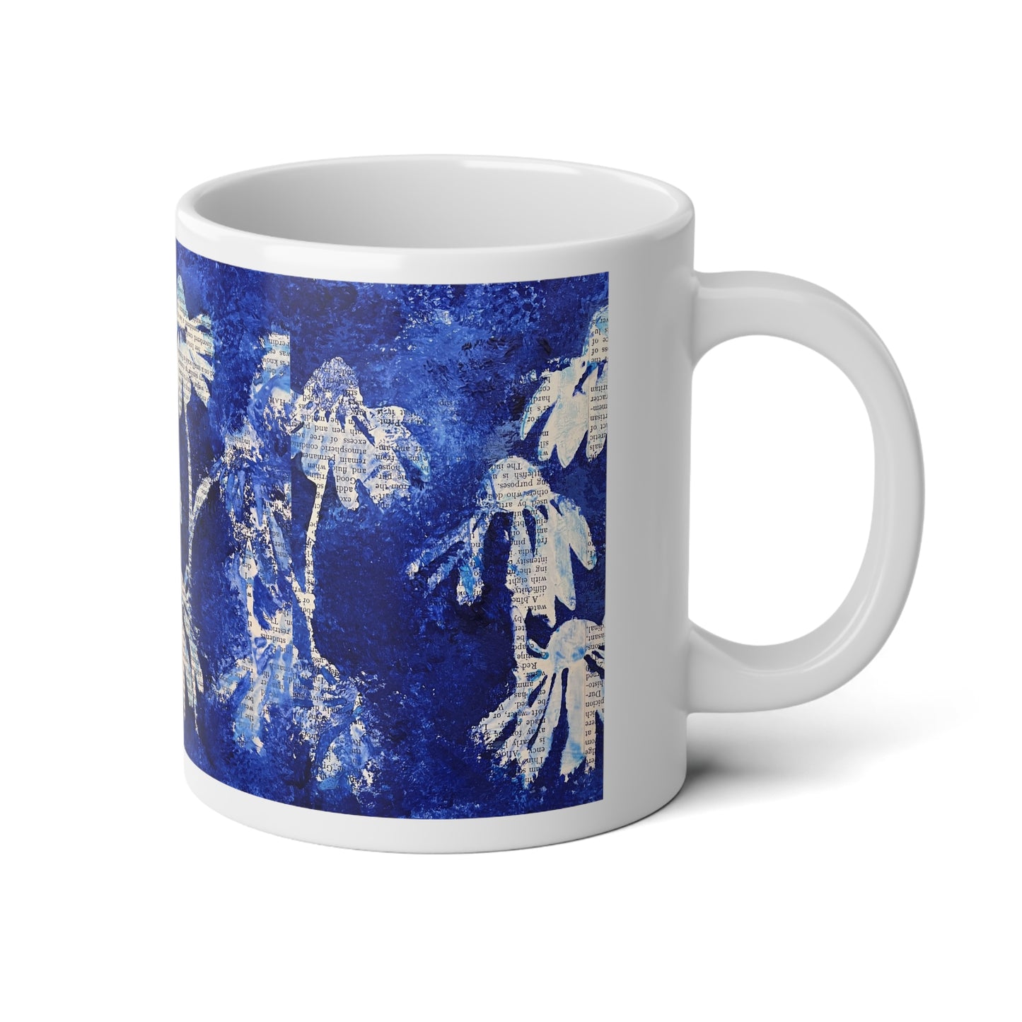 Blue Daisy Mug 20oz