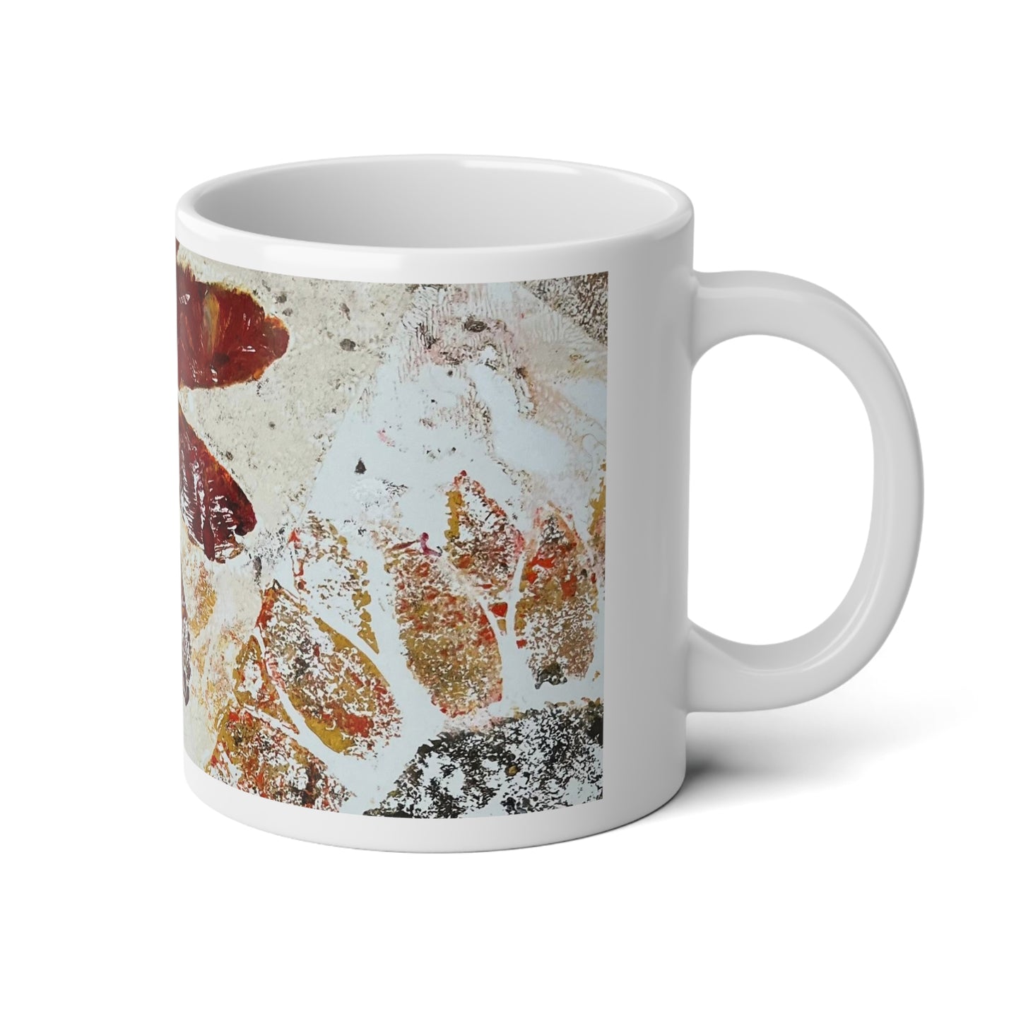 Sunflower Artsy Jumbo Mug, 20oz