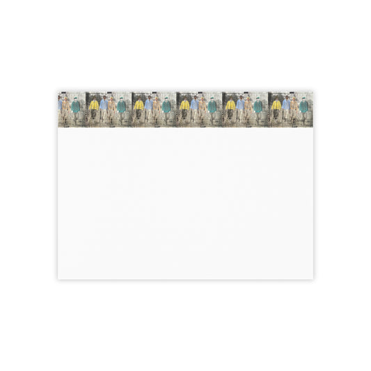 Vintage Golf Post-it® Note Pads with Colorful Designs | Perfect Gift