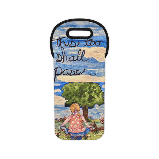 This Too Shall Pass Wine Tote Bag
