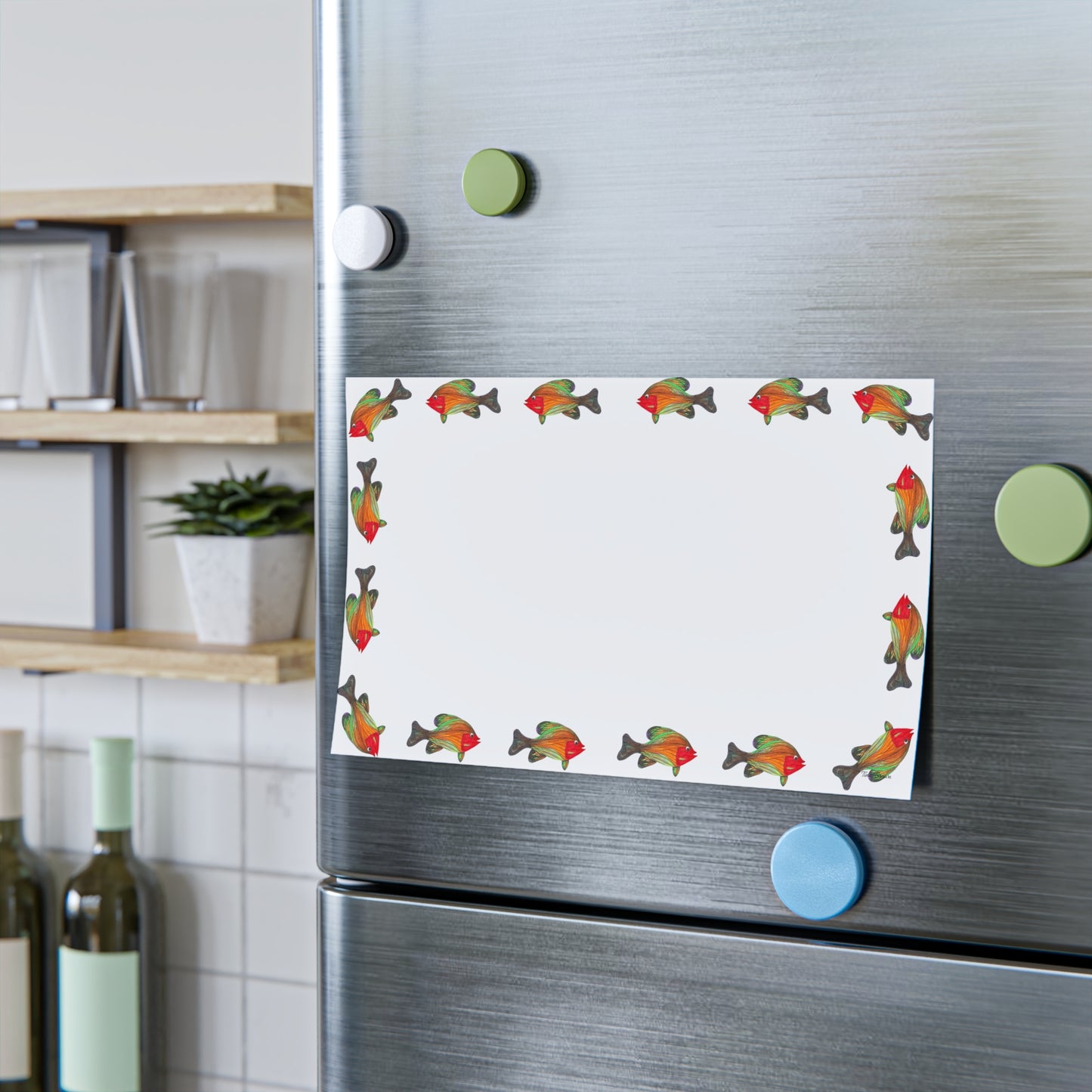 Colorful Fish-Themed Post-it® Note Pads - Perfect for Home or Office