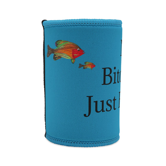 Copy of Fishing Stubby Cooler - No Bitching, Just Fishing Design