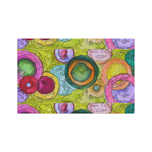 Colorful Abstract Tea Towel