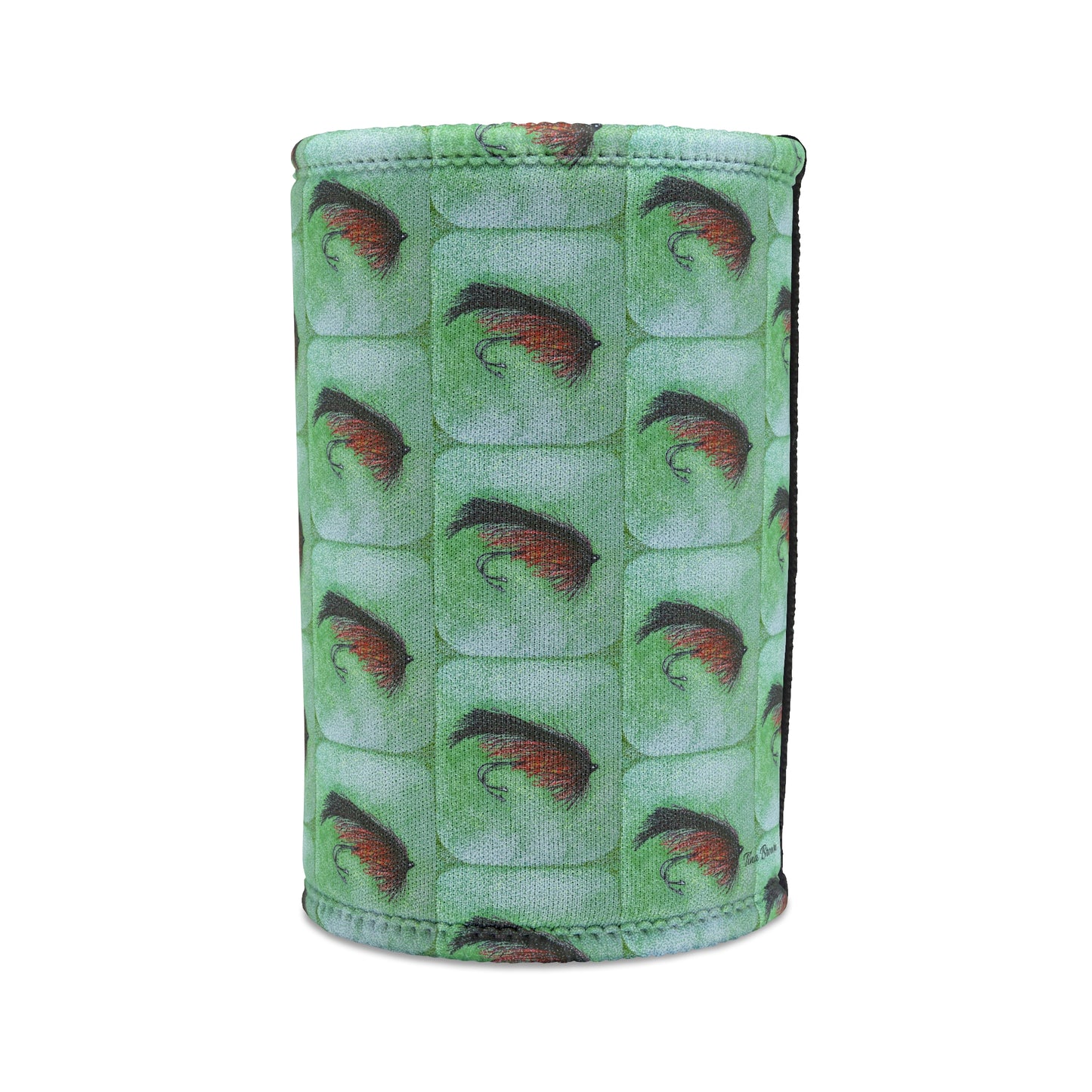 Copy of Green Fly Fish-Themed Stubby Cooler - Perfect for Fishermen