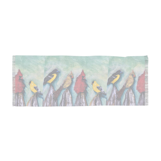 Birds on the Fence Scarf