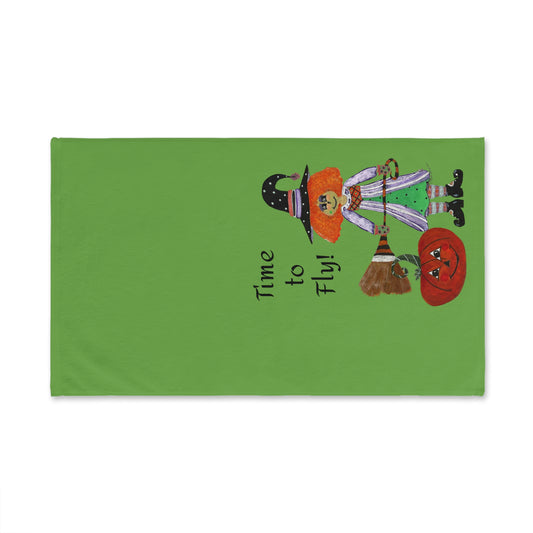 Whimsical Halloween Hand Towel - Fall Decor, Kitchen Towel,