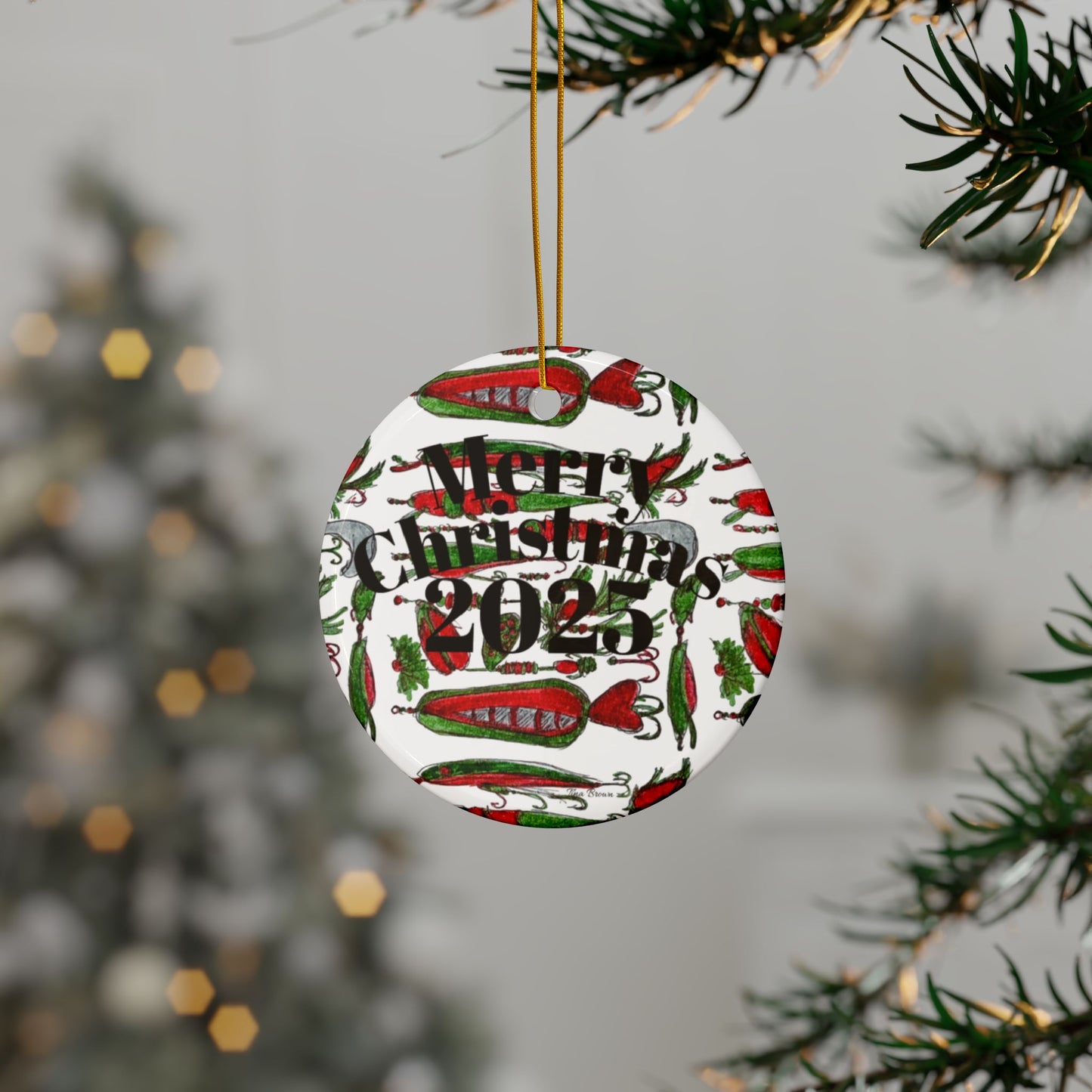 Fishing Lure Christmas Ornament