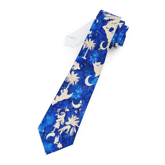 South Carolina Necktie - Perfect for Mens gift - artist Tina brown