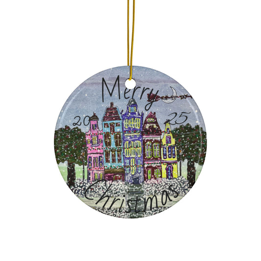 Decorative Ceramic Ornaments - Holiday Keepsakes, 2025 Collectable