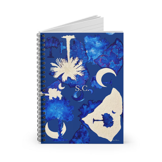 South Carolina Notebook - Design by Artist Tina Brown