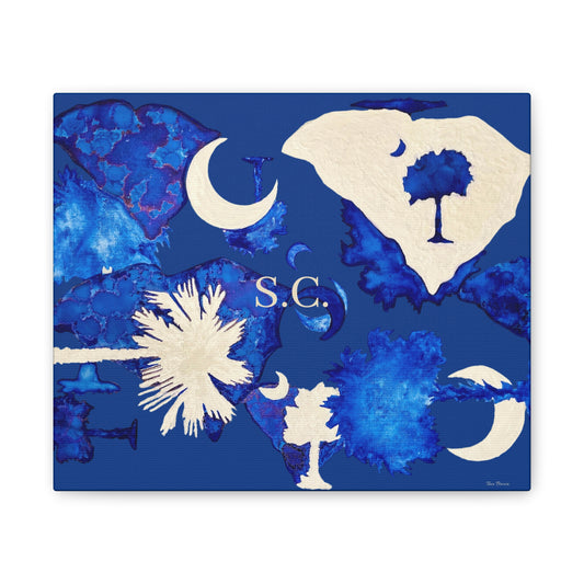 South Carolina Canvas Art Print