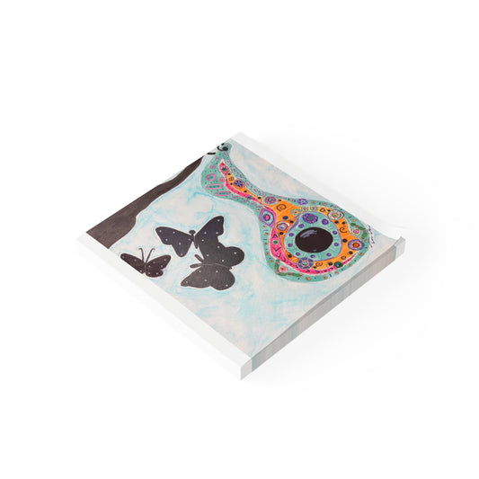 Birdhouse & Butterflies Sticky Notes