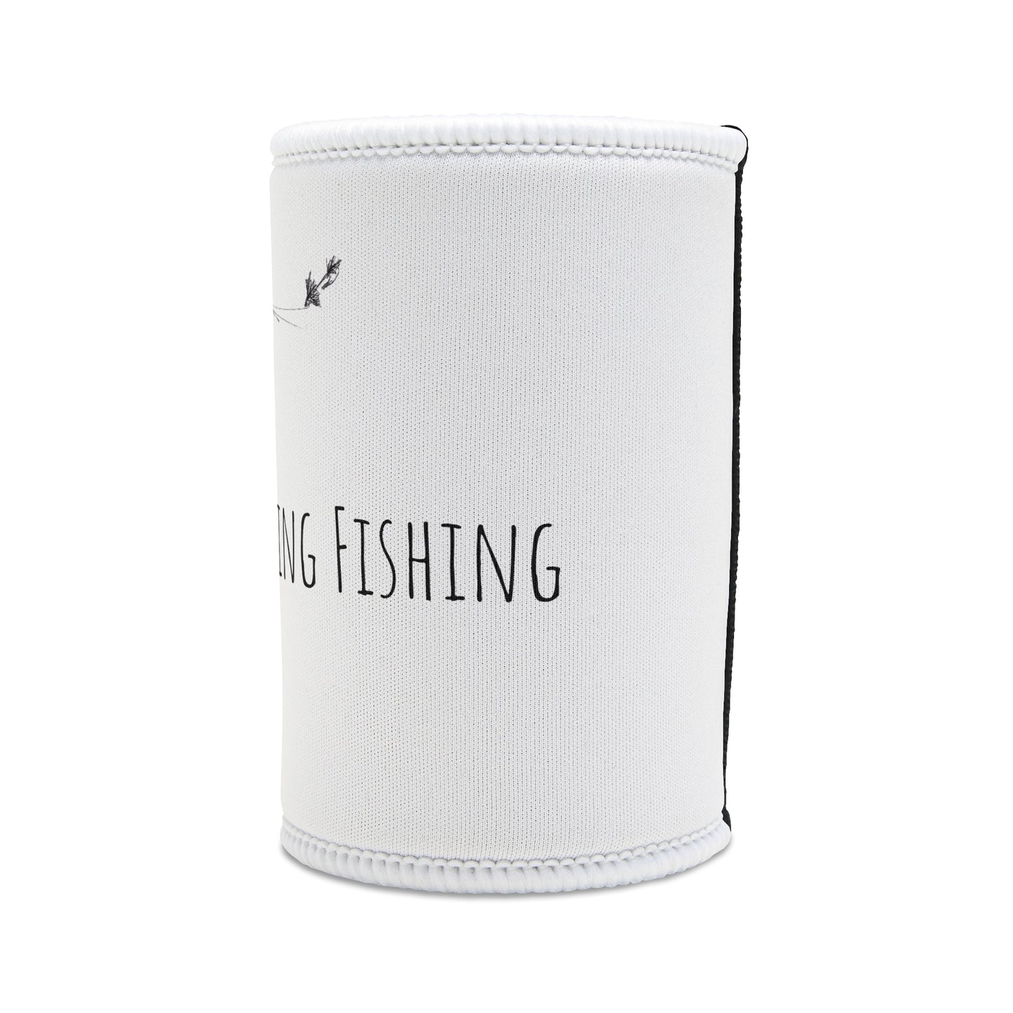 Fishing Sketch Going Fishing Stubby Cooler - Fun Beverage Insulator