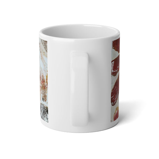 Sunflower Artsy Jumbo Mug, 20oz
