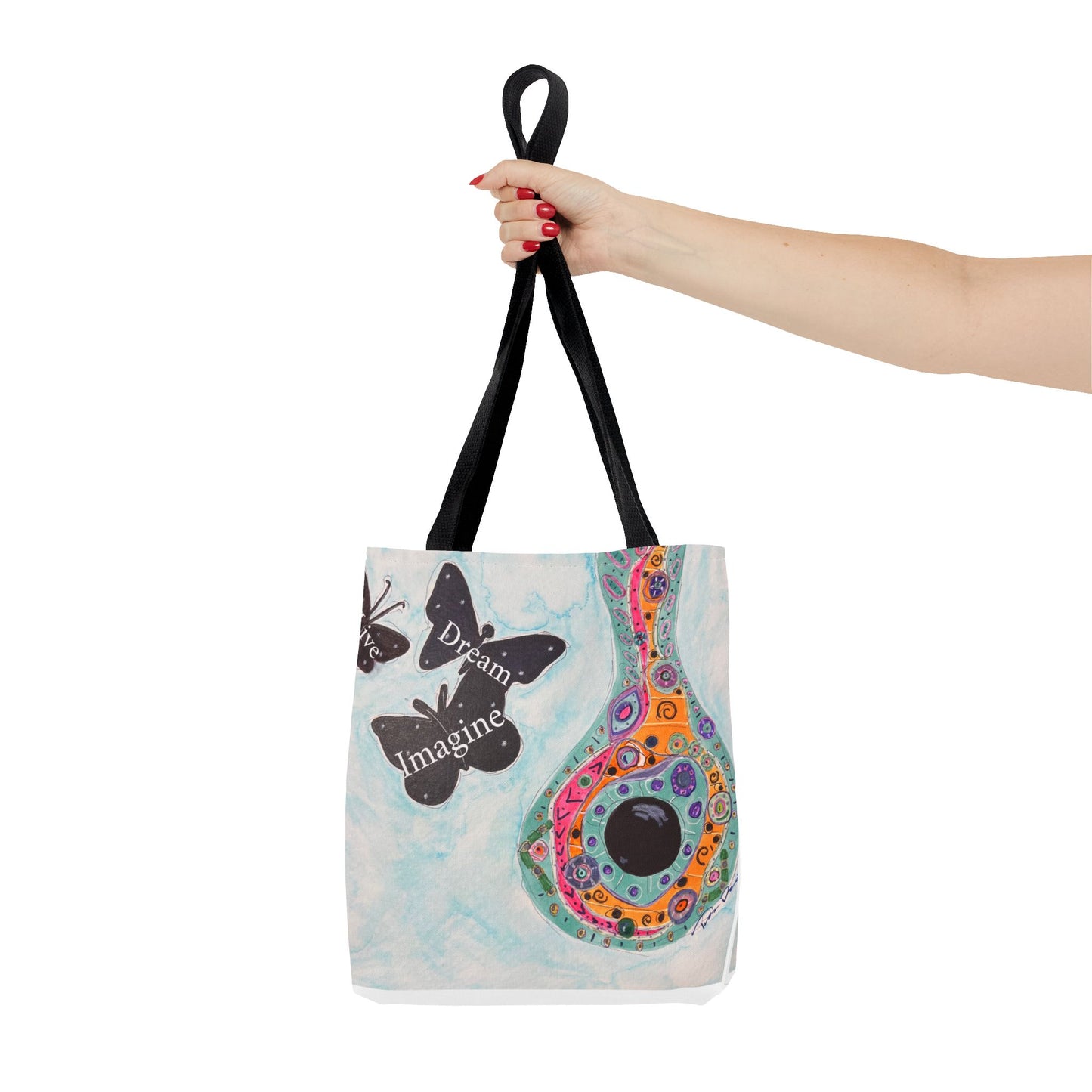 Birdhouse & Butterflies Tote Bag