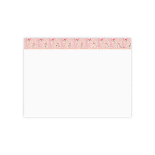 Pink Mermaid & Jellyfish Post-it® Note Pads for Beach Lovers