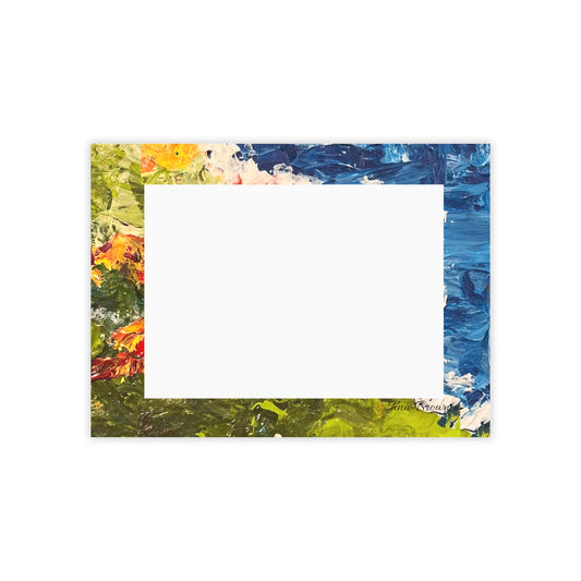 Ocean Cliffs Post-it® Note Pads - Vibrant Colorful Ocean Design