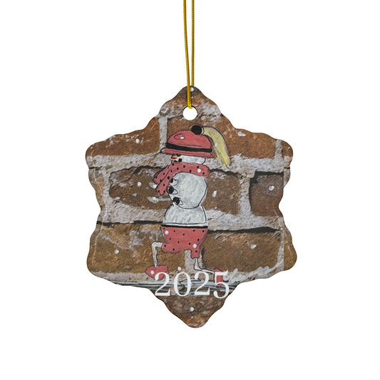Runner Ceramic Ornament, Personalized Gifts, Christmas Tree Decorations