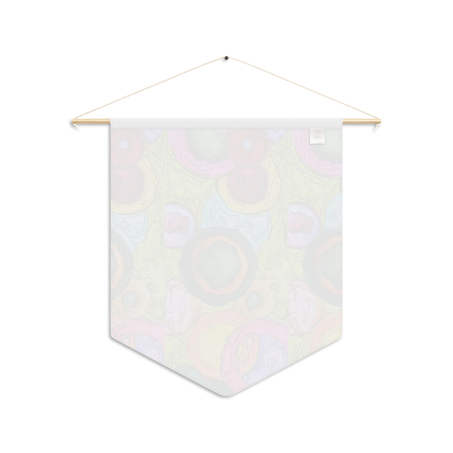 Colorful Pennant Wall Art, Whimsical Home Decor, Vibrant Room Accent, Cheerful Party Banner, Festive Gift Idea, Boho Style