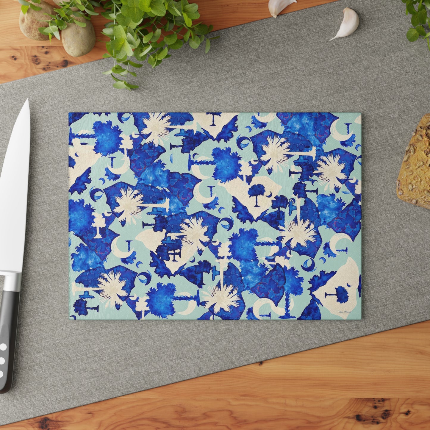 South Carolina Glass Cutting Board