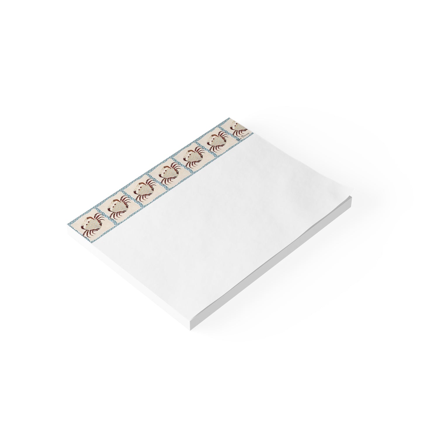 Coastal Crab Sticky Notes