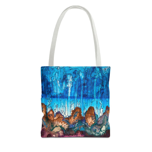 Mountain Rain Artsy Tote Bag