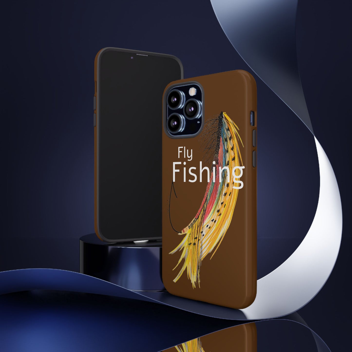 Fly Fishing Artsy Lure Tough Phone Cases