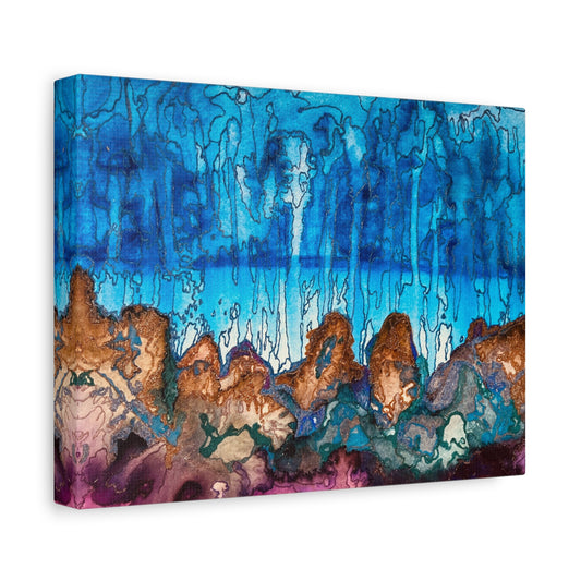 Rainy Days Art Print on Matte Canvas, Stretched, 1.25"