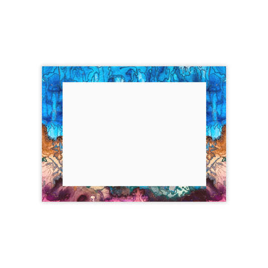 Colorful Desert Rain Abstract Post-it® Note Pads - Vibrant Sticky Notes
