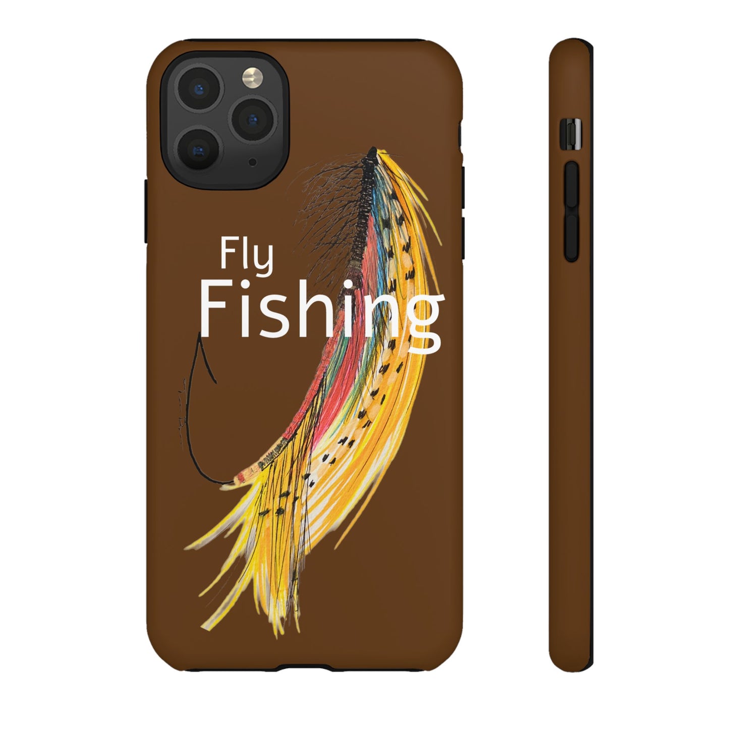 Fly Fishing Artsy Lure Tough Phone Cases