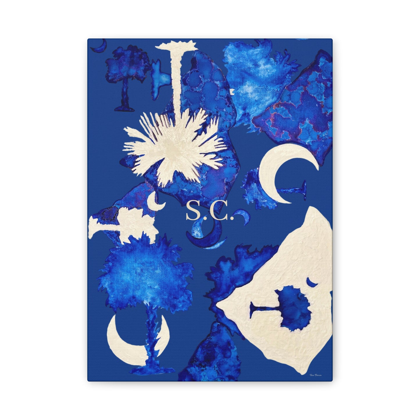 South Carolina Canvas Art Print