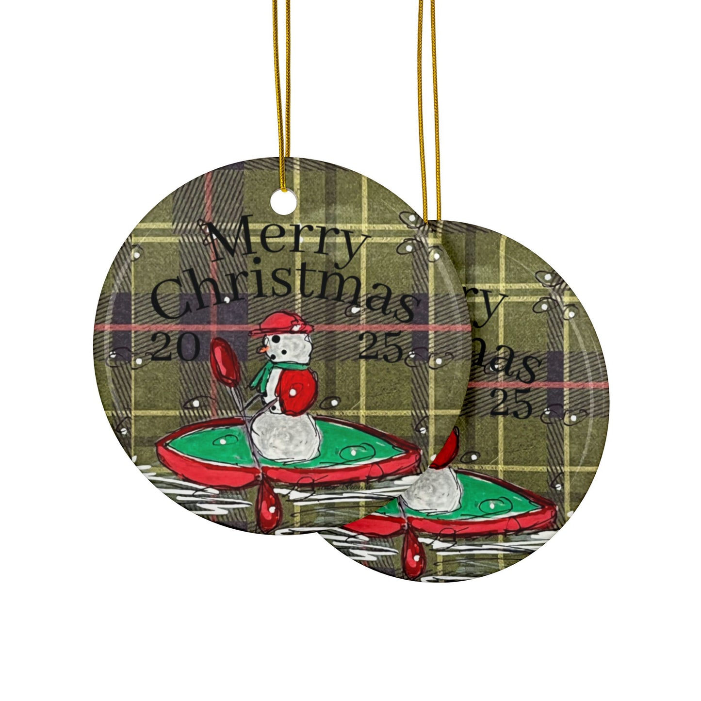 Kayaking  Ornament, Family Keepsakes,