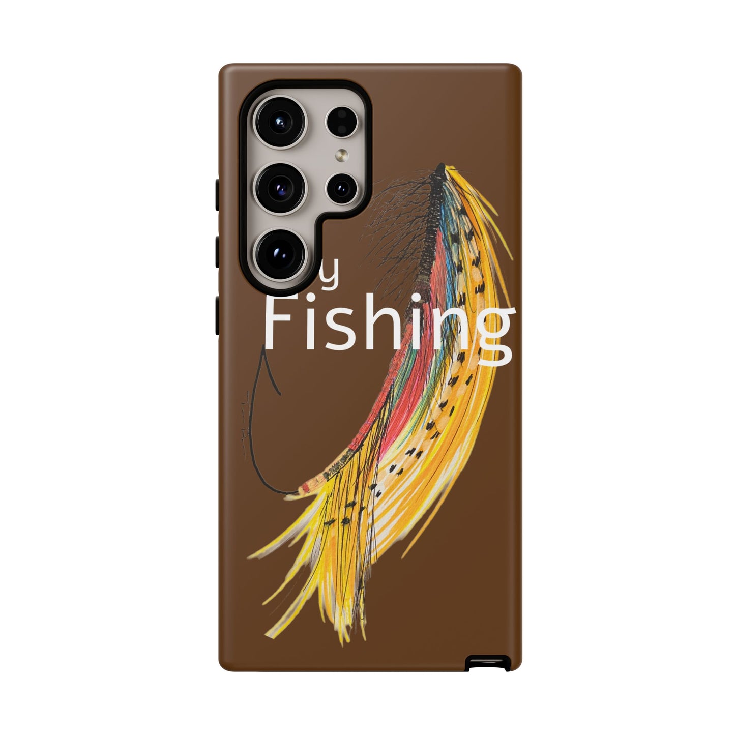 Fly Fishing Artsy Lure Tough Phone Cases