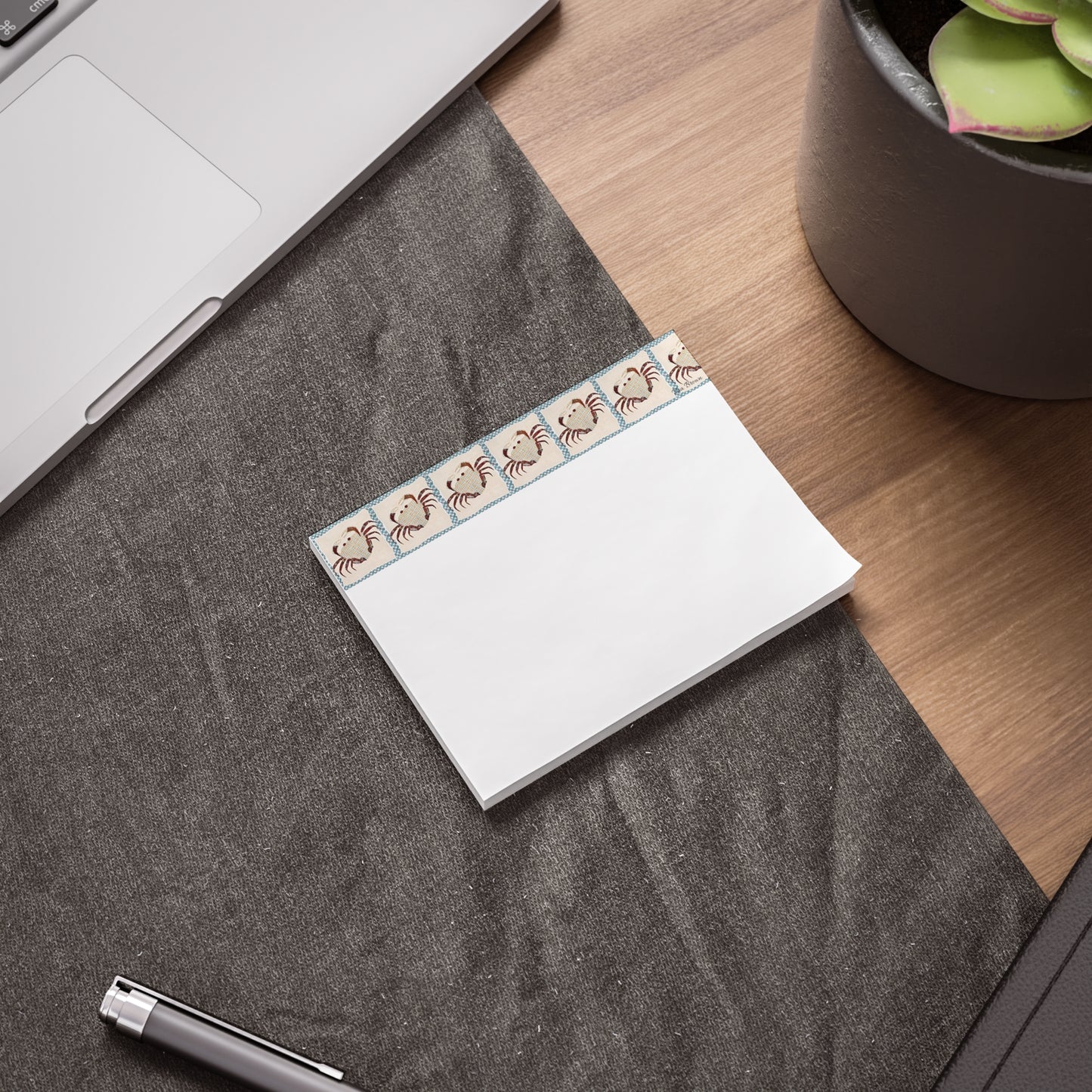 Coastal Crab Sticky Notes