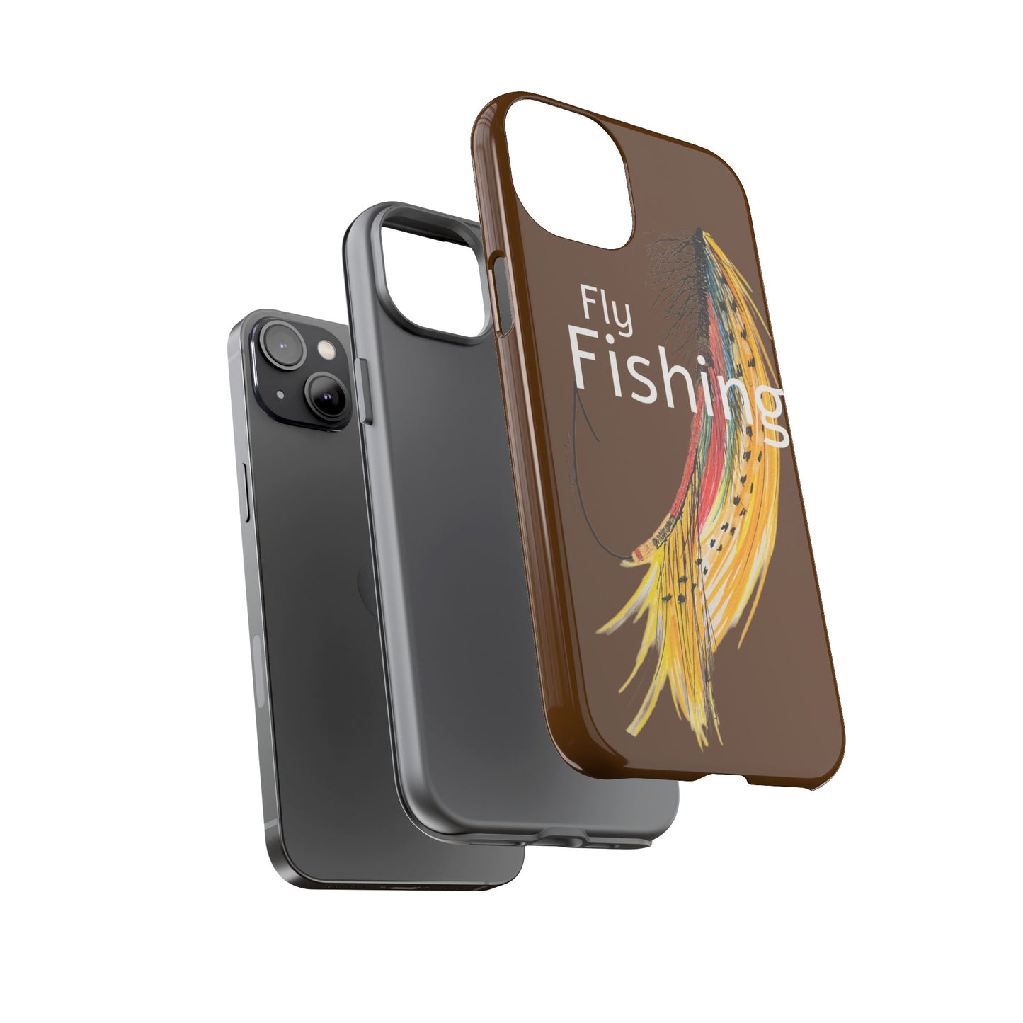 Fly Fishing Artsy Lure Tough Phone Cases