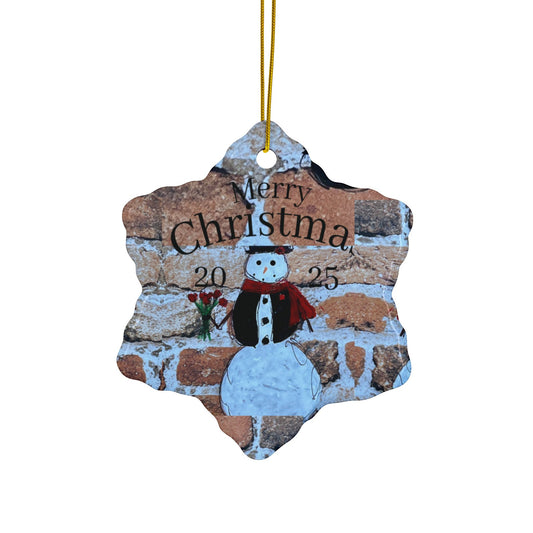 Star Snowman Ornament