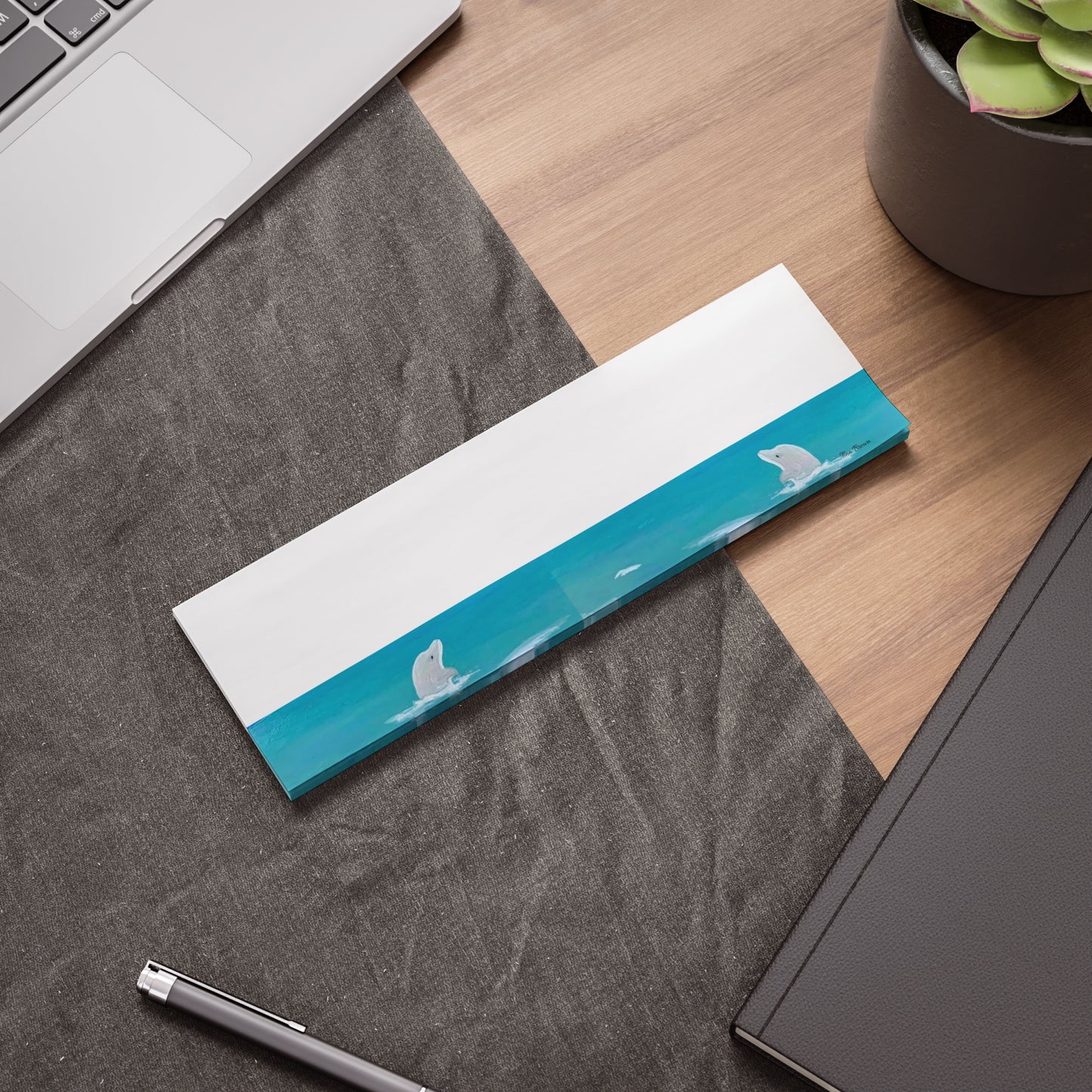 Ocean Dolphin Post-it® Note Pads - Perfect for Coastal Lovers