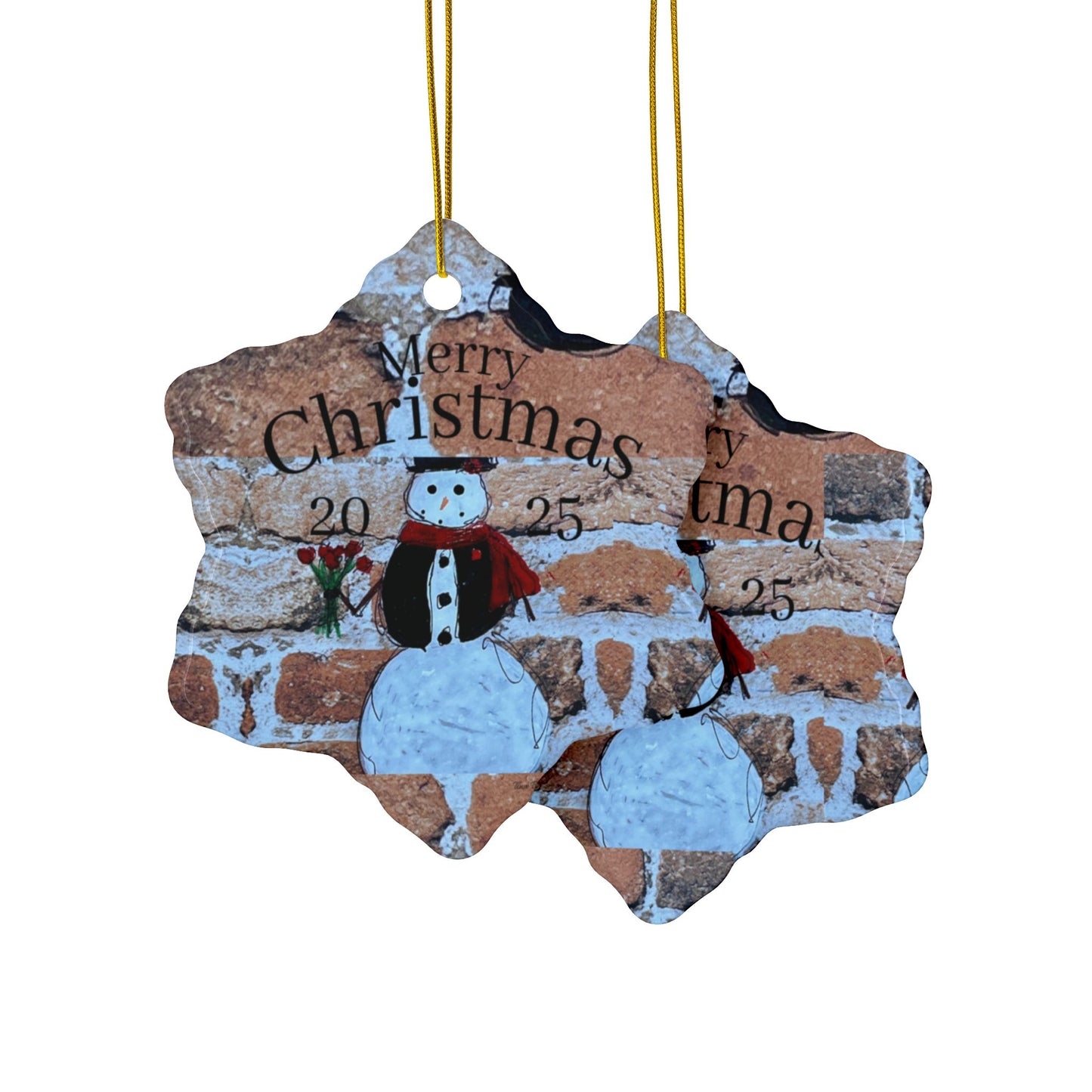 Star Snowman Ornament