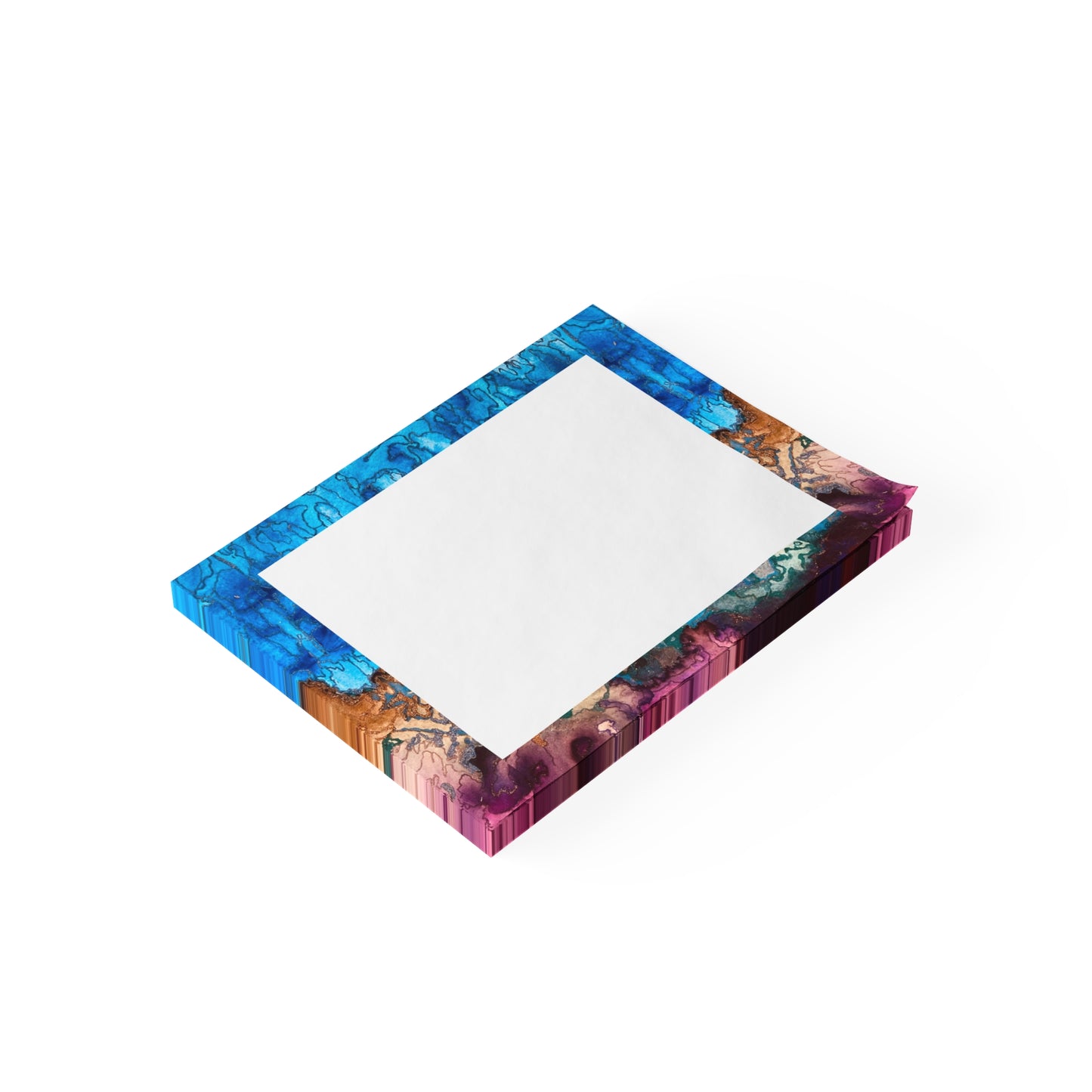 Colorful Desert Rain Abstract Post-it® Note Pads - Vibrant Sticky Notes