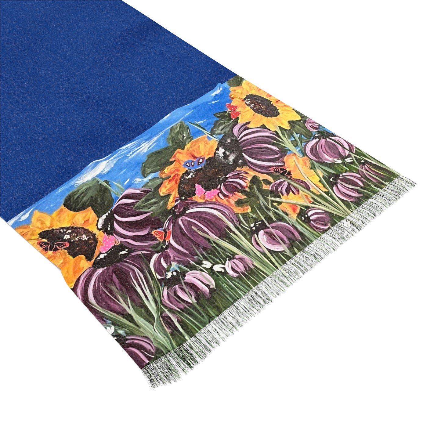 Floral Light Scarf - Perfect for Spring and Summer Fashion