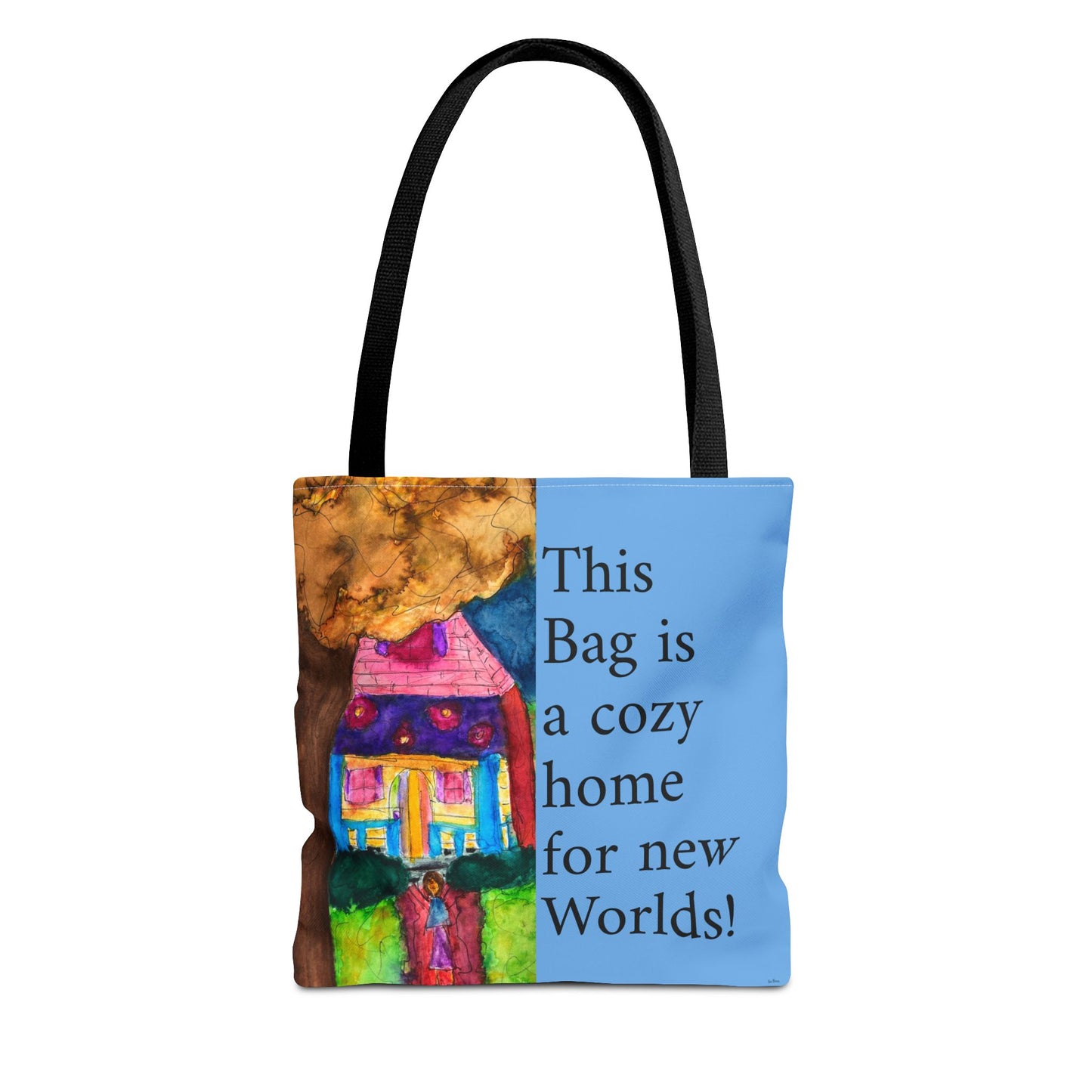Cozy Worlds Tote Bag - Artful Daily Companion, Ideal for Gifting, Beach Days, Shopping, and More!
