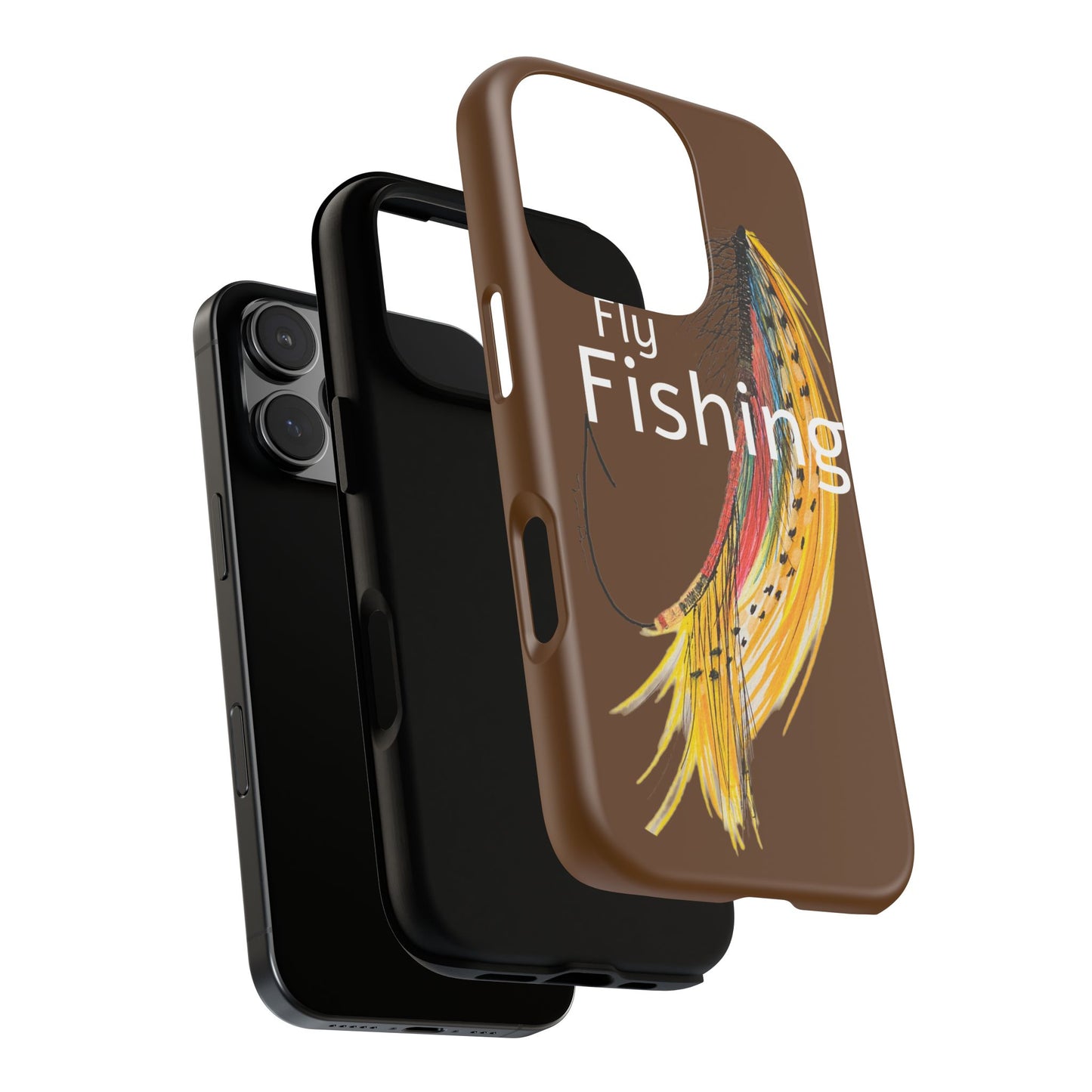 Fly Fishing Artsy Lure Tough Phone Cases