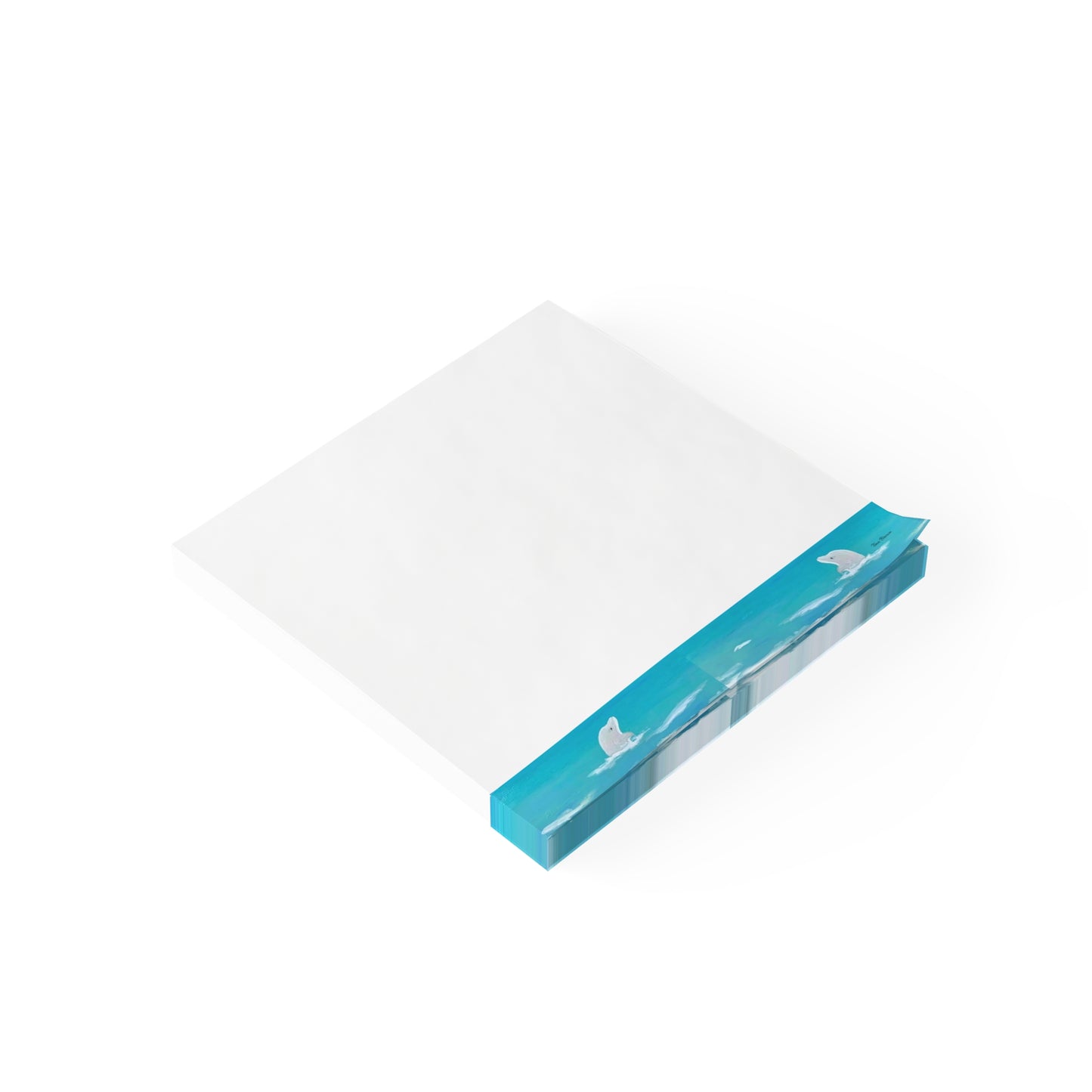 Ocean Dolphin Post-it® Note Pads - Perfect for Coastal Lovers