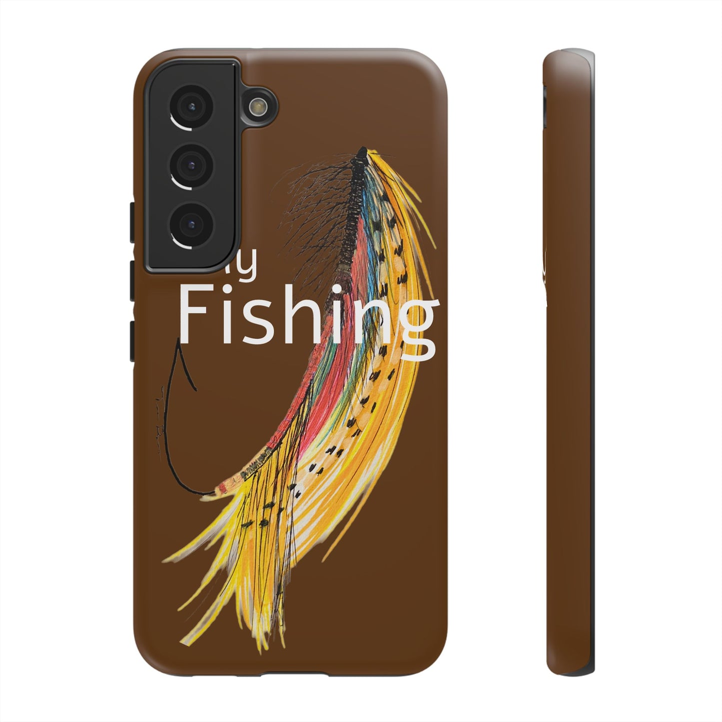 Fly Fishing Artsy Lure Tough Phone Cases