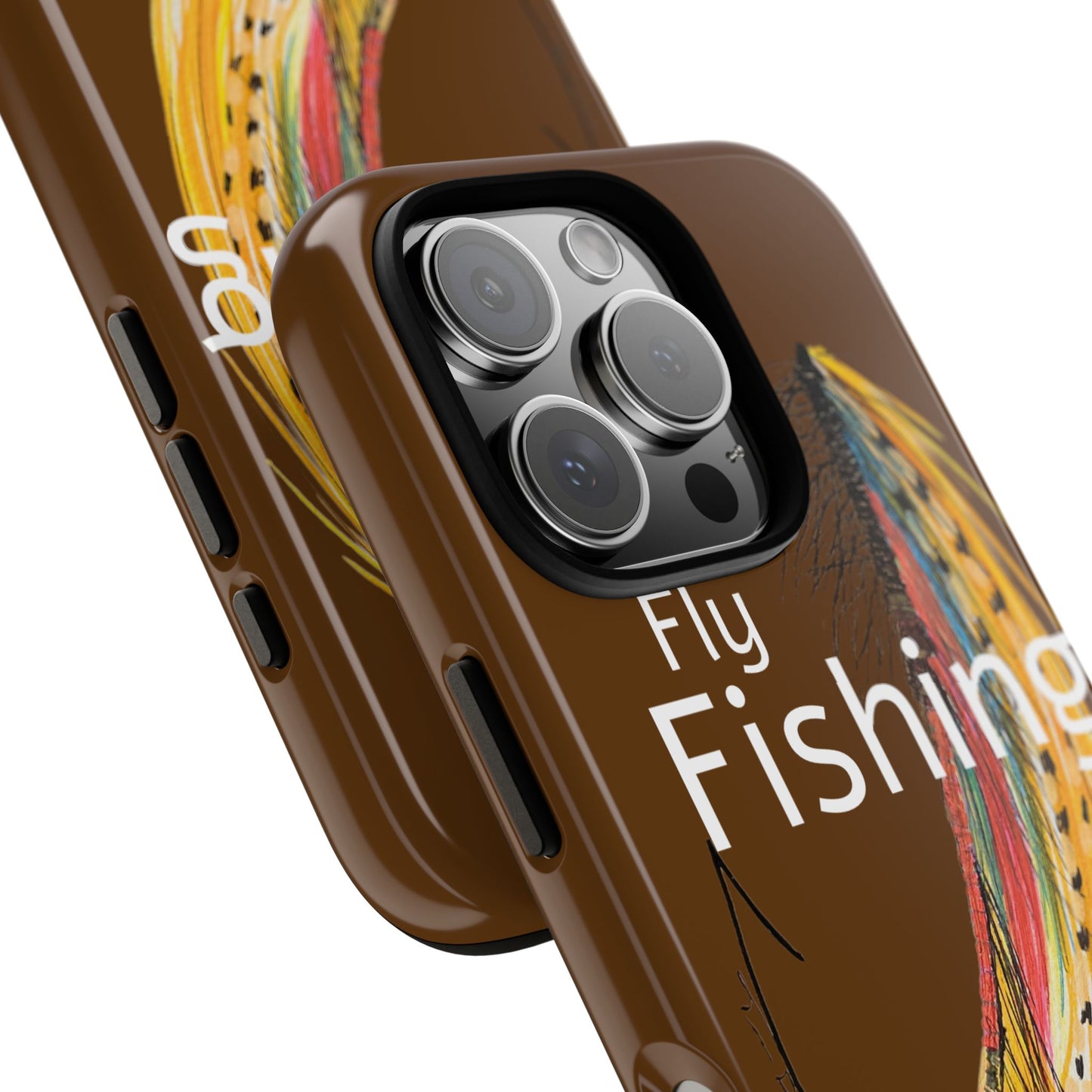 Fly Fishing Artsy Lure Tough Phone Cases