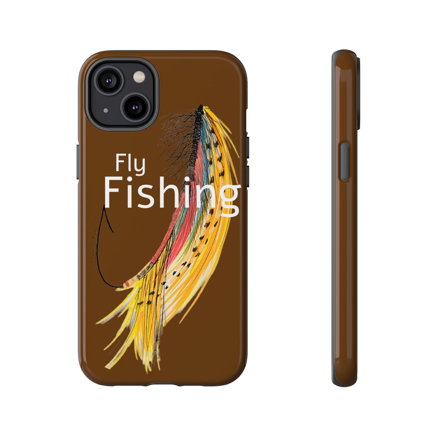 Fly Fishing Artsy Lure Tough Phone Cases