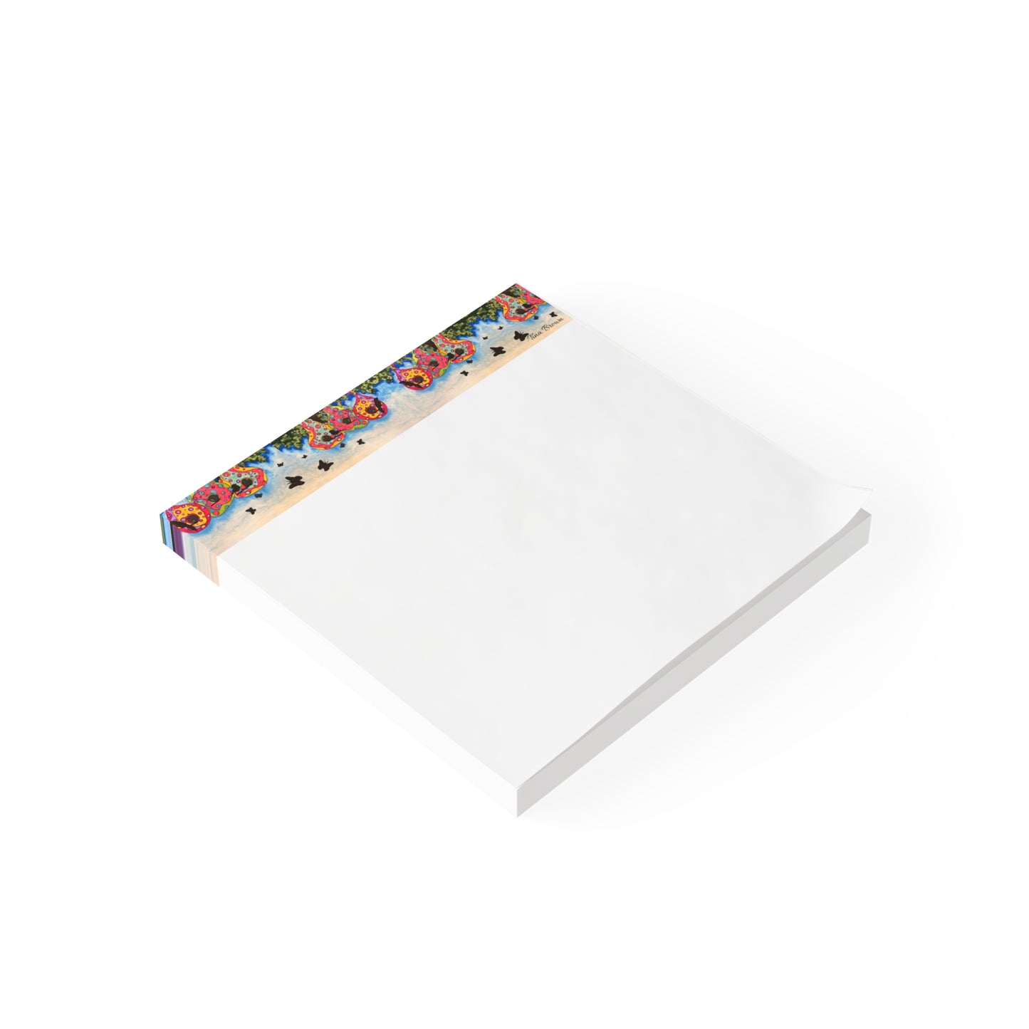 Birdhouse & Butterflies Sticky Notes