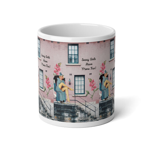 Sassy Girls Artsy Jumbo Mug, 20oz