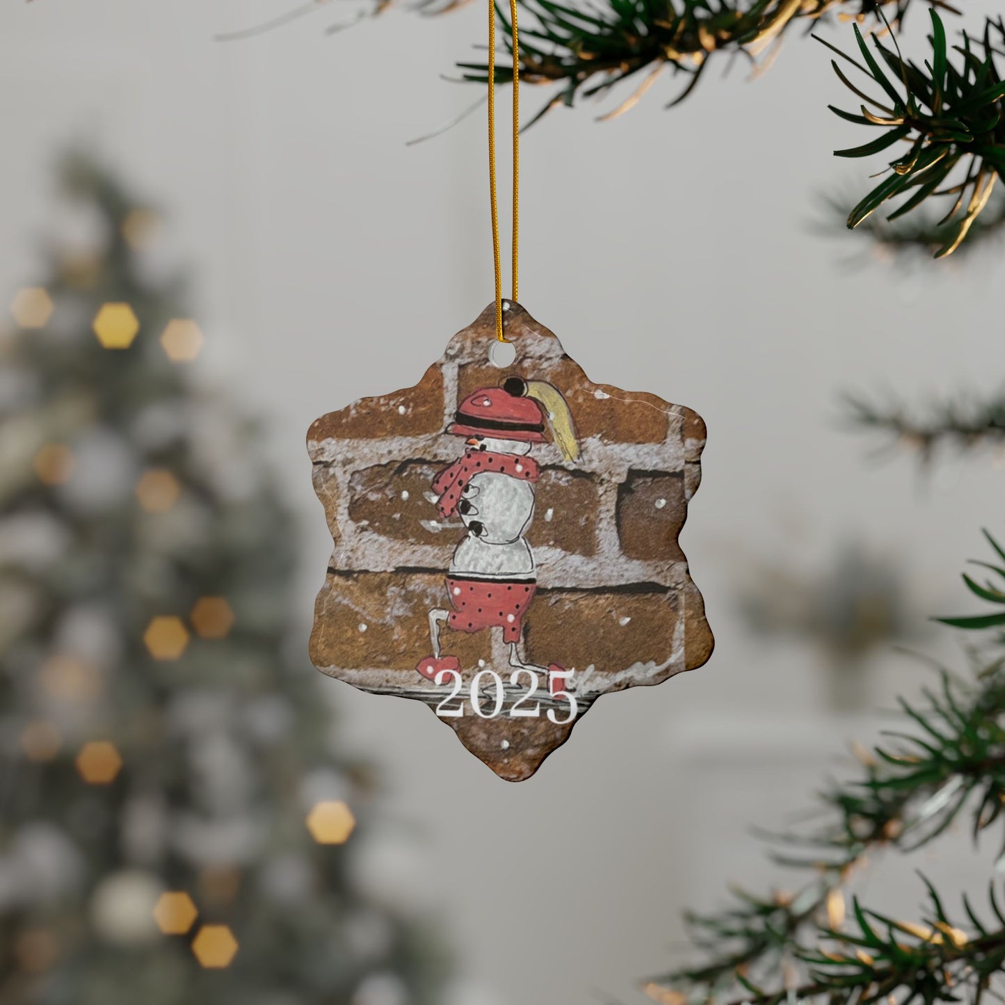Runner Ceramic Ornament, Personalized Gifts, Christmas Tree Decorations